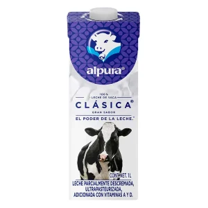 Leche Alpura Ultra Pasteurizada Entera Lt