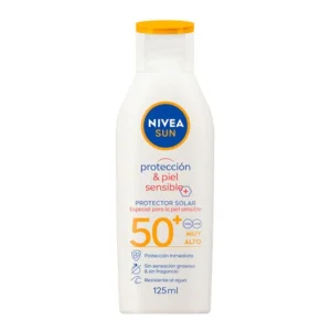 Bloqueador Solar Nivea Piel Sensible FPS 50+ 125 Ml