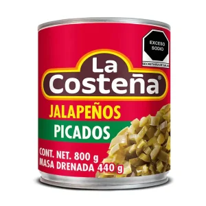 Chiles Jalapeños La Costeña Picados 800 Gr