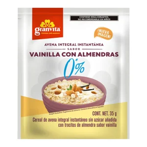Avena Instantánea Granvita Vainilla Almendra 35 Gr