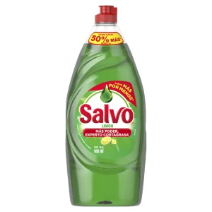 Lavatrastes Salvo  Líquido Limon Botella 900 Mililitros
