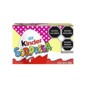 Chocolate Huevo Kinder Sorpresa Barbie 8 Pzas