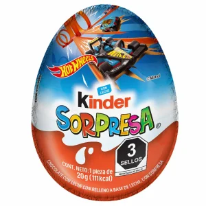 Chocolate Kinder Sorpresa Hot Wheels 8 Pzas