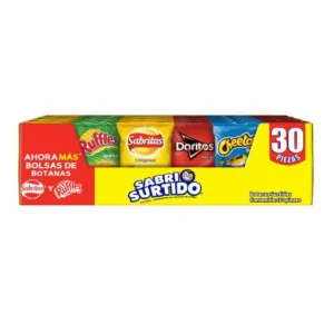 Botana Cheetos Surtido 30 Pzas