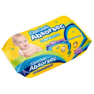 Toallitas Húmedas para Bebé Absorsec 90 Pzas