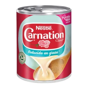 Leche Evaporada Carnation Clavel Reducida en Grasa 360 Gr