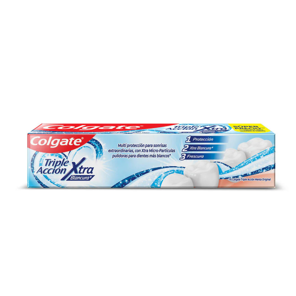 Pasta Dental Colgate Triple Acción Xtra Blancura 50 ml - Imagen 2