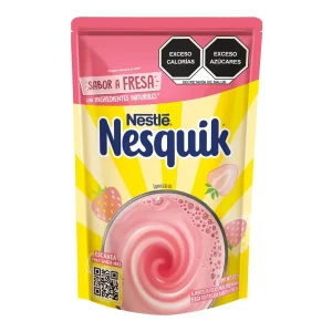 Chocolate en Polvo Nesquik Fresa Doypack 357 Gr