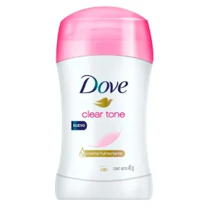 Desodorante Antitranspirante Dove Clear Tone en barra para dama 45 Gr