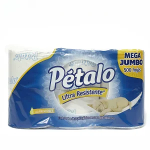 Papel Higiénico Pétalo Ultra Resistente 500 HD 6 Rollos