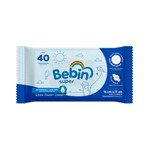 Toallitas Húmedas para Bebé Bebin Súper 40 Pzas