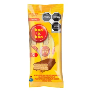 Chocolate Bon O Bon Oblea 3 Pz