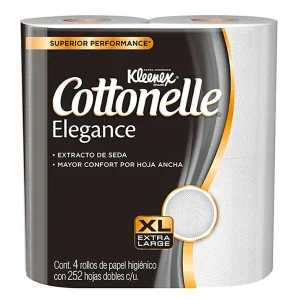 Papel Higiénico Kleenex Elegance 252 HD 4 Rollos