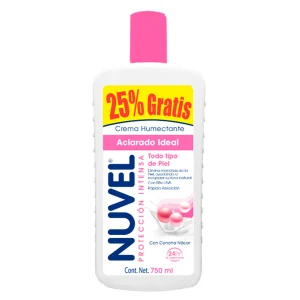 Crema Corporal Nuvel Aclarado Ideal 600 Ml + 25%