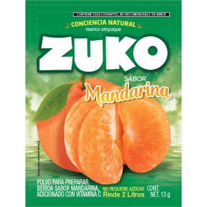 Bebida en Polvo Zuko Mandarina 13 Gr