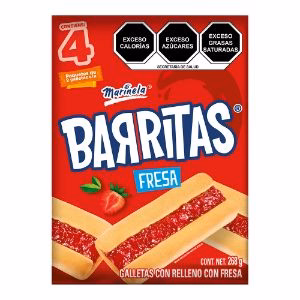 Galletas Marinela Barritas Fresa 268 Gr