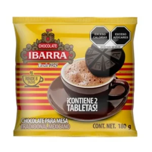 Chocolate De Mesa Ibarra Pack 2 pzas 180 Gr