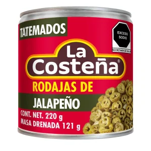 Chiles Jalapeños Tatemados La Costeña 220 Gr