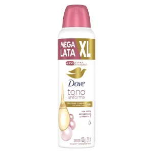Desodorante Antitranspirante Dove Aerosol Tono Uniforme para dama 210 Ml
