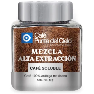 Café soluble Punta Del Cielo Arábiga mexicano 40 Gr