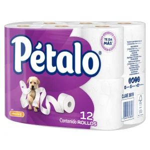 Papel Higiénico Pétalo Ultra Jumbo 215 HD 12 Rollos