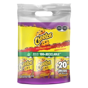 Botanas Cheetos Flamin Hot Pack 20 Pzas