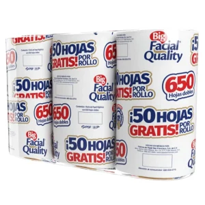 Higiénico Big Quality 600 HD + 50 HD 6 Rollos