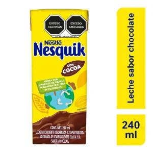 Leche Nesquik Malteada Chocolate 240 Ml