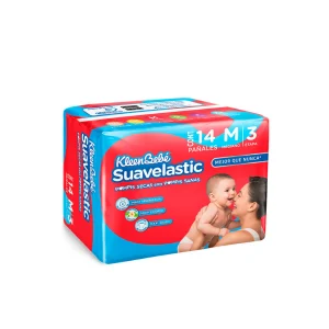 Pañales Suavelastic Max Mediano 14 Pzs