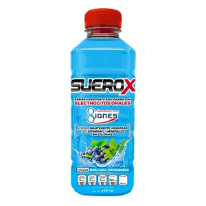 Suero Rehidratante Suerox Mora Azul Botella 630 Mililitros